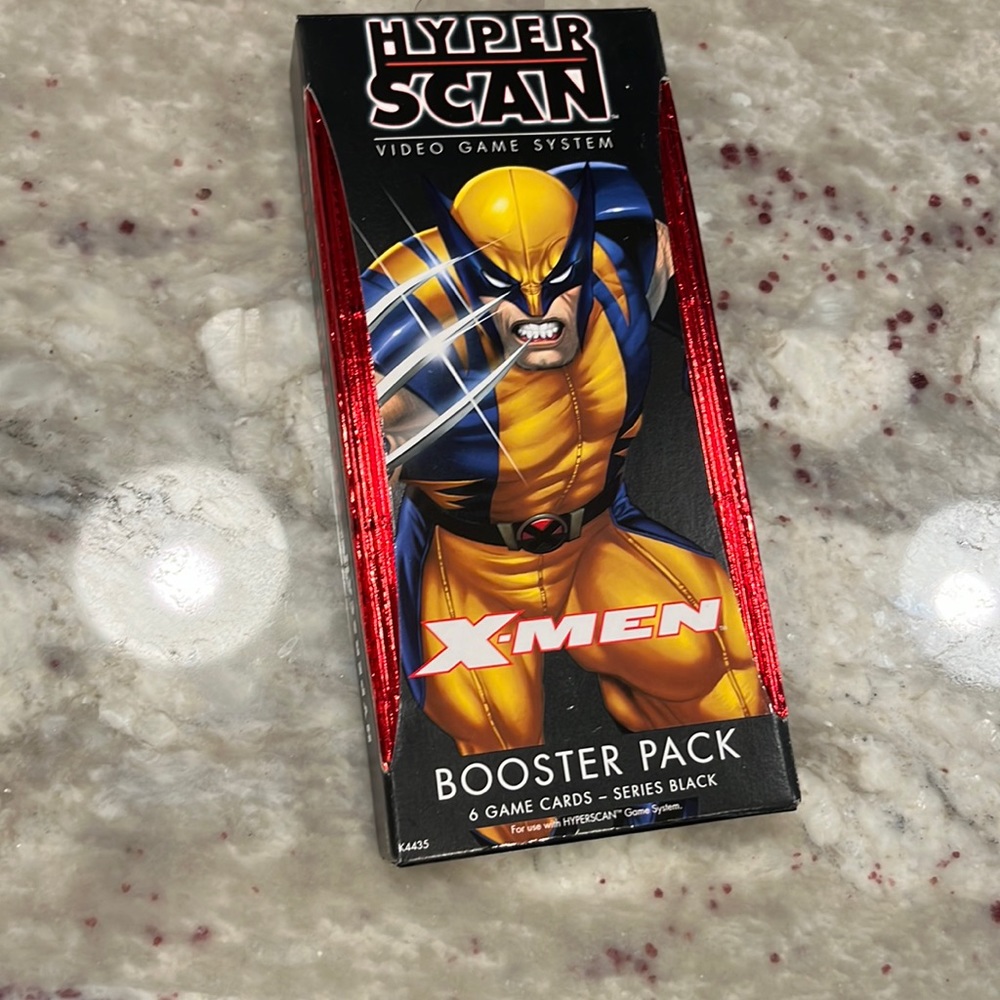 Mattel X-Men hyper scan X-men booster pack includes 6 cards